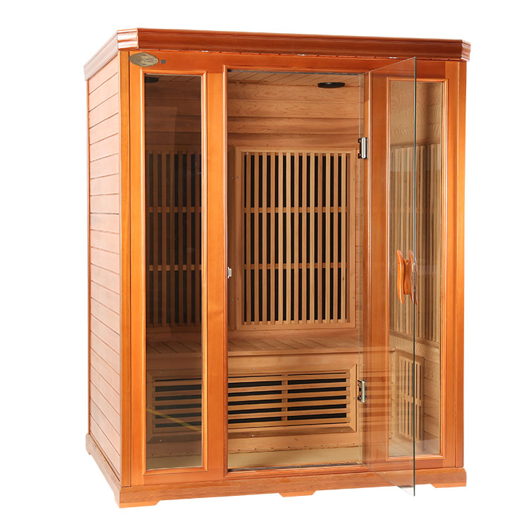 Le rôle du sauna infrarouge avec chauffage en fibre de carbone Red Cedar pour trois personnes (1)