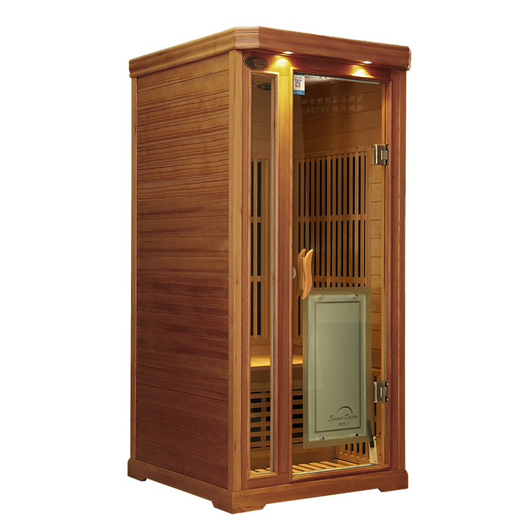 Précautions pour Sauna infrarouge avec chauffage en fibre de carbone Red Cedar pour une personne