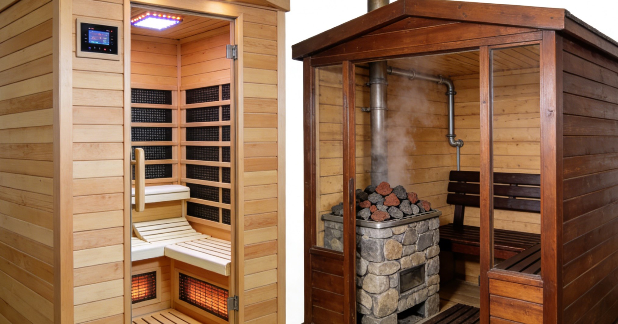 Sauna infrarouge lointain vs sauna traditionnel, quel est le meilleur ?