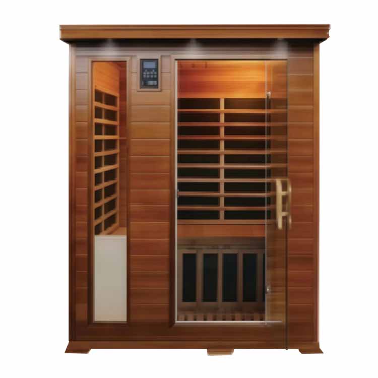 Sauna infrarouge à spectre complet pour 3 personnes