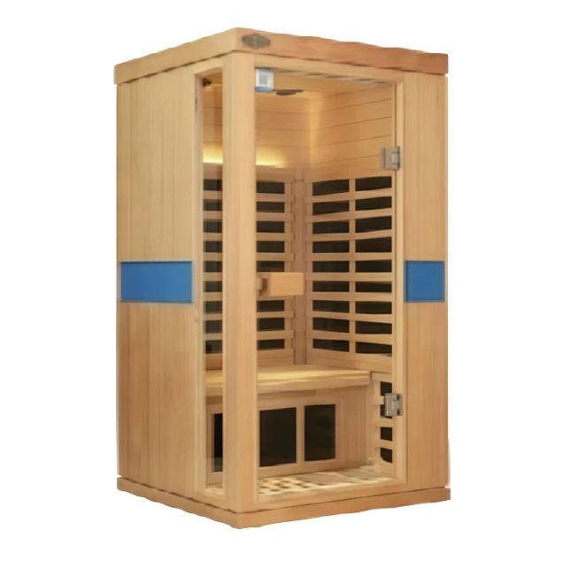 Salle en bois à la vapeur de sueur à la maison.