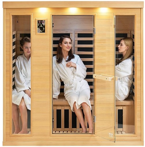 Salle infrarouge de pruche à 4 personnes en salle