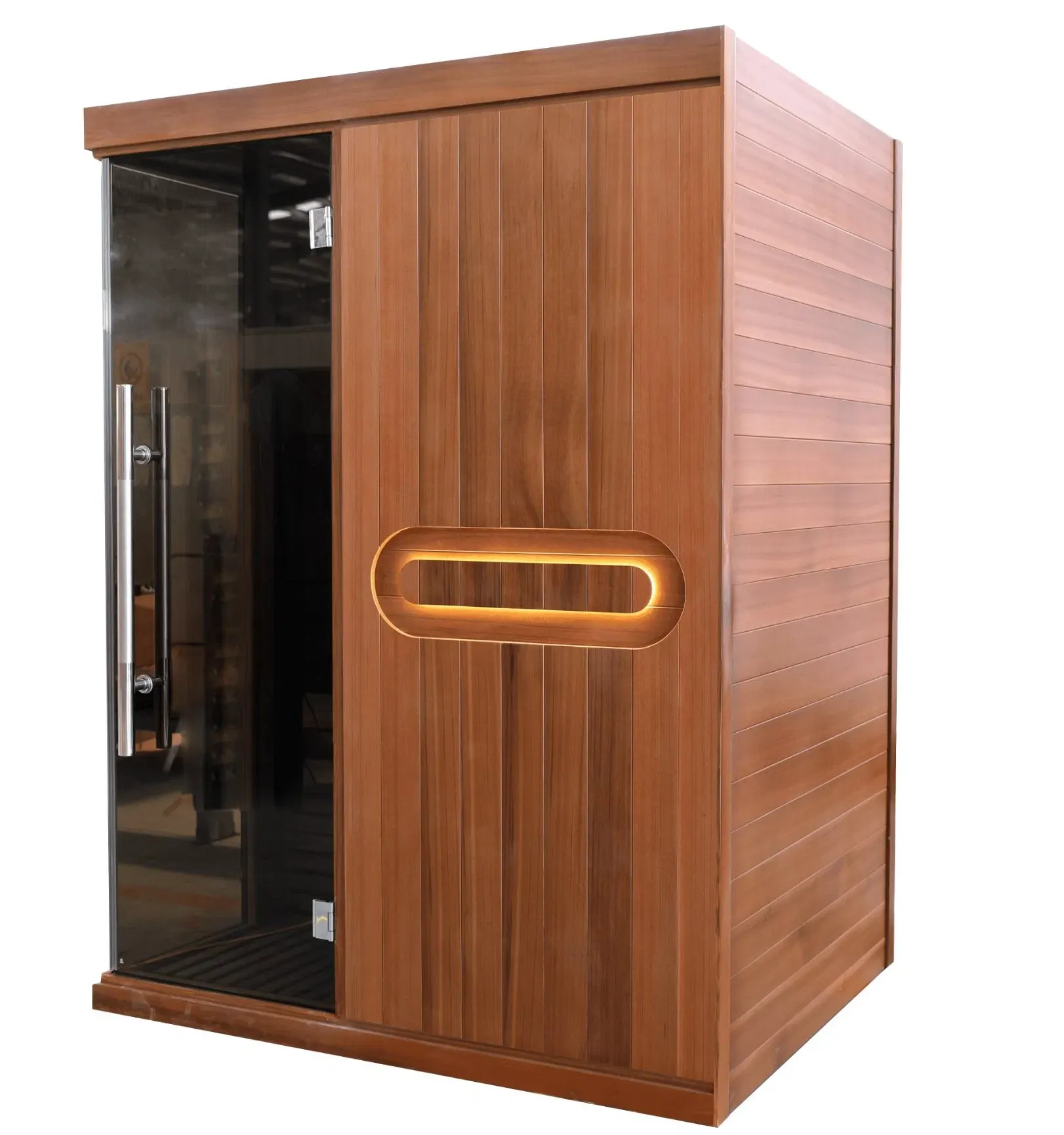Sauna sec intérieur en bois de pruche pour 2 à 3 personnes