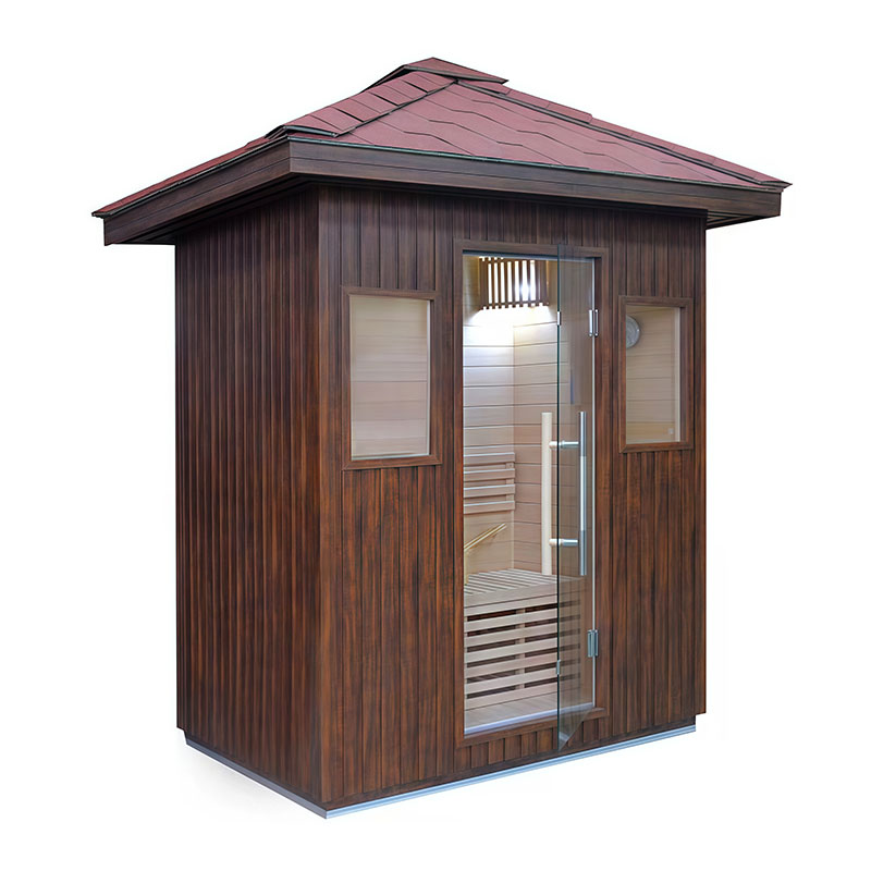 Sauna extérieur en bois