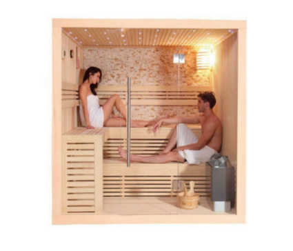Sauna 3-4 personnes Sauna infrarouge lointain Hemlock